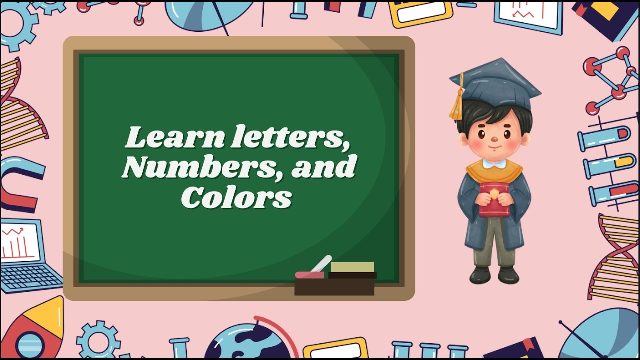 Alphabet Song + Counting Numbers 1–10 🎵 Easy Learning for Kids