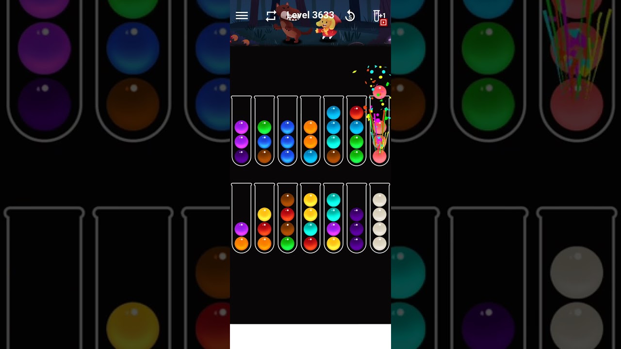 Ball Sort   Level 3633