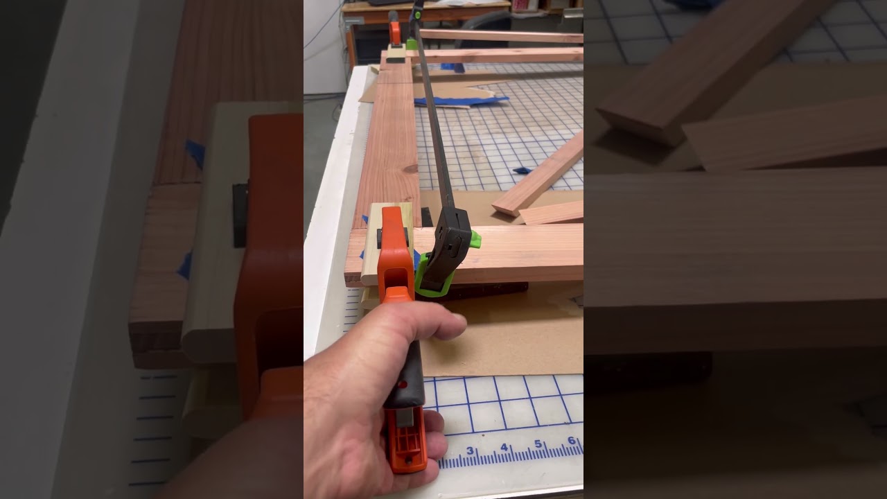 Bridal joints make a sturdy frame for a wood screen door #traditionaljoinery #woodworking