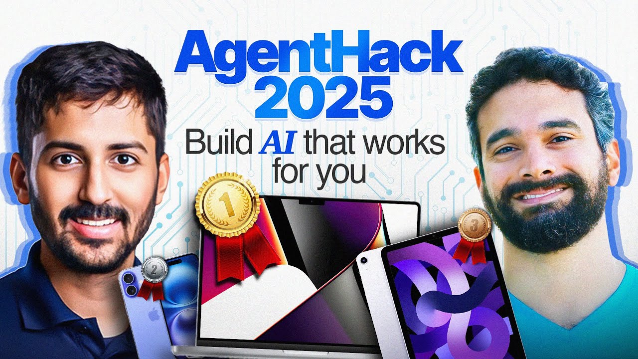 AgentHack Announcement - Win MacBook Pro + iPhone 16 + iPad 🔥