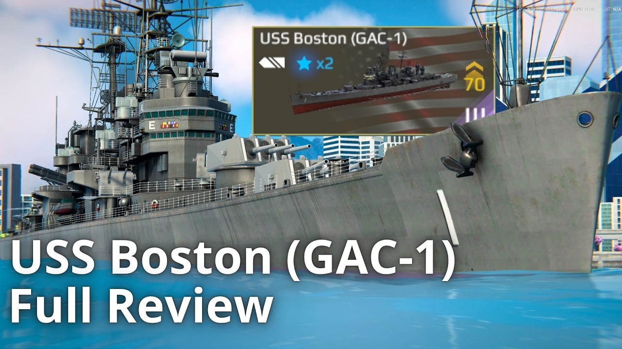 USS Boston (GAC-1) - New Cruiser Feel Like Grau but Better Airdefense - Modern Warships