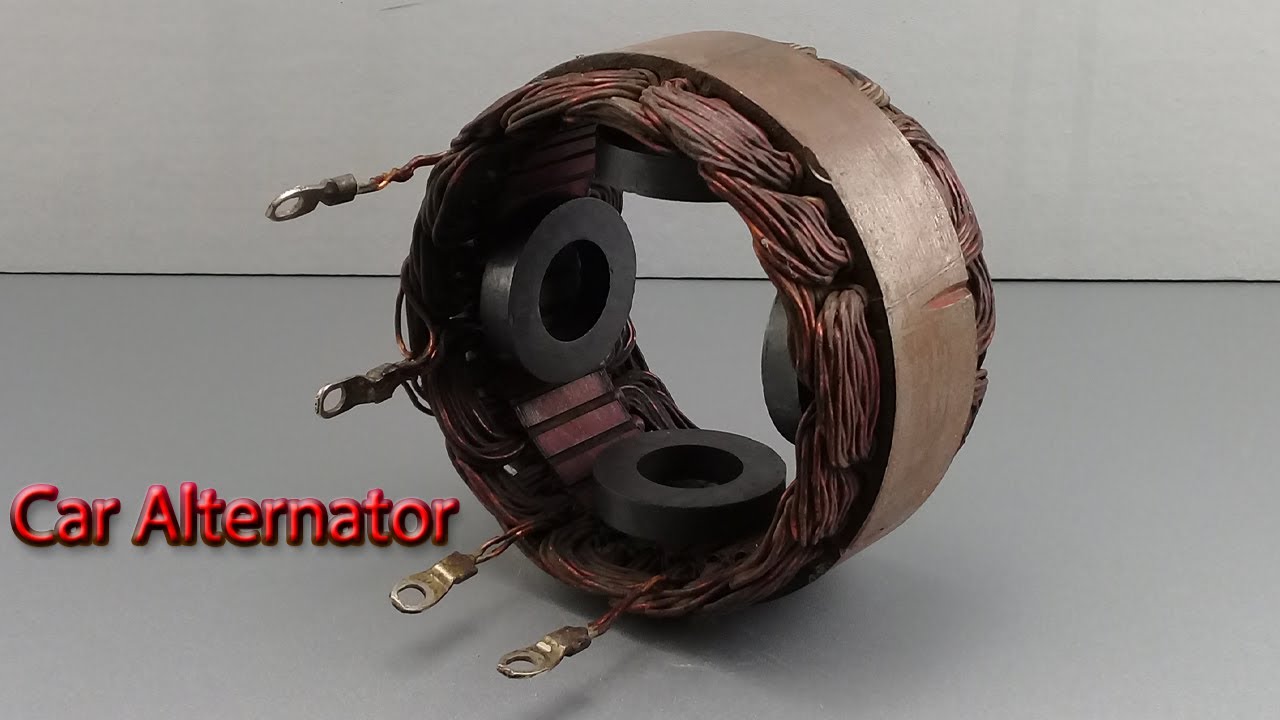 How to turn car alternator into 220v electric generator