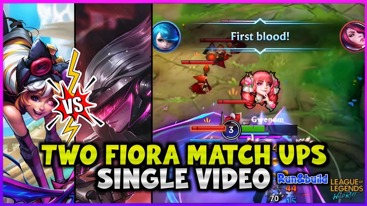 BUFF YEMEYE DOYAMAYAN FİORA NASIL MI KESİLİR ?!?!? | WildRift Top Lane Gwen Run&Build