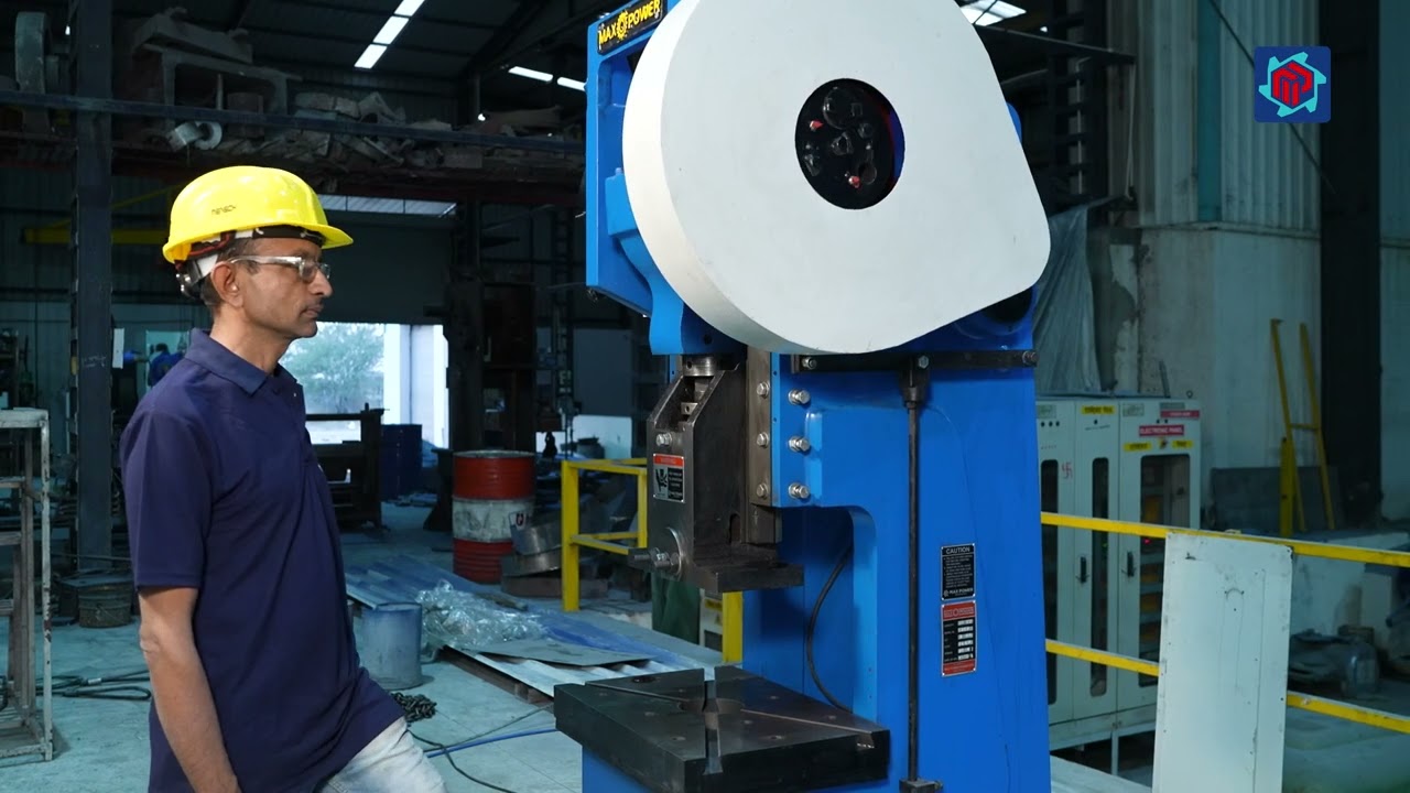 Mechanical Power Press Machine | Max Power Engineers | Heavy-Duty Metal Stamping Press