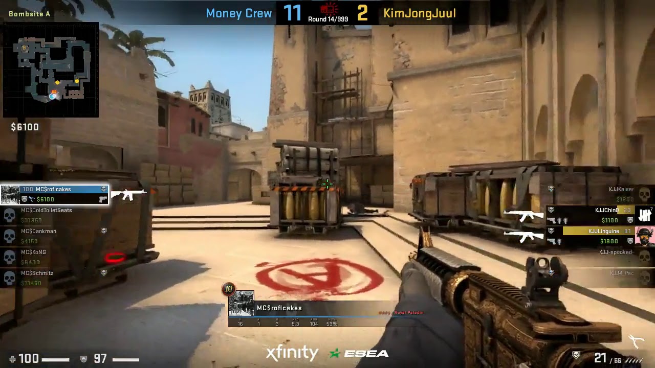 roflcakes 3v1 on mirage