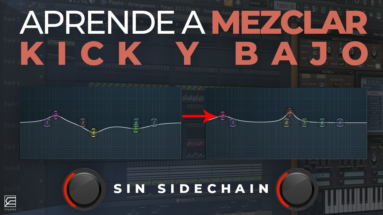 MEZCLA de KICK y BAJO de ELECTRONICA SIN SIDECHAIN! // Con plugins nativos de fl studio