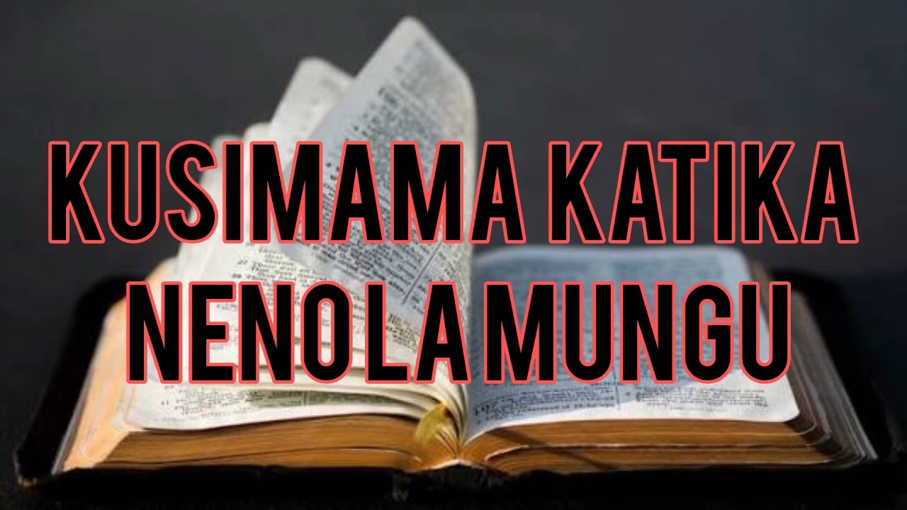 KUSIMAMA KATIKA NENO LA BWANA