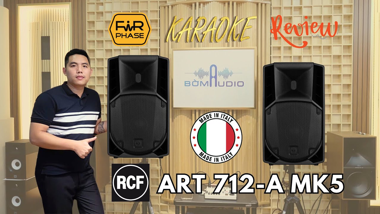 Review Dòng Loa Đẳng Cấp Nhất Thế Giới🌈RCF ART 712-A MK5🌈Loa Nhập Khẩu Trực Tiếp Từ Ý