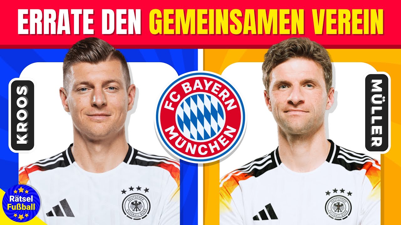Kannst du den gemeinsamen Verein der Spieler erraten? | Fußball Quiz 2026