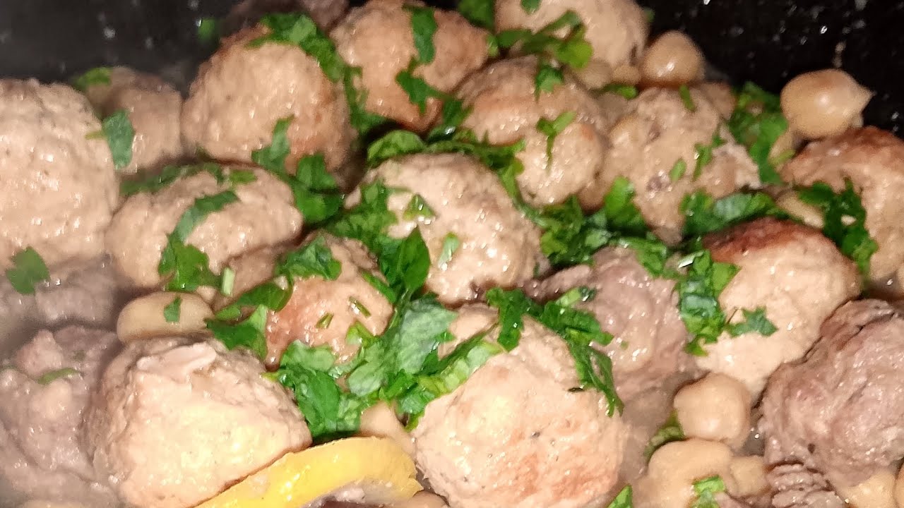 طاجين مثوم دجاج ولحم الله الله عليه