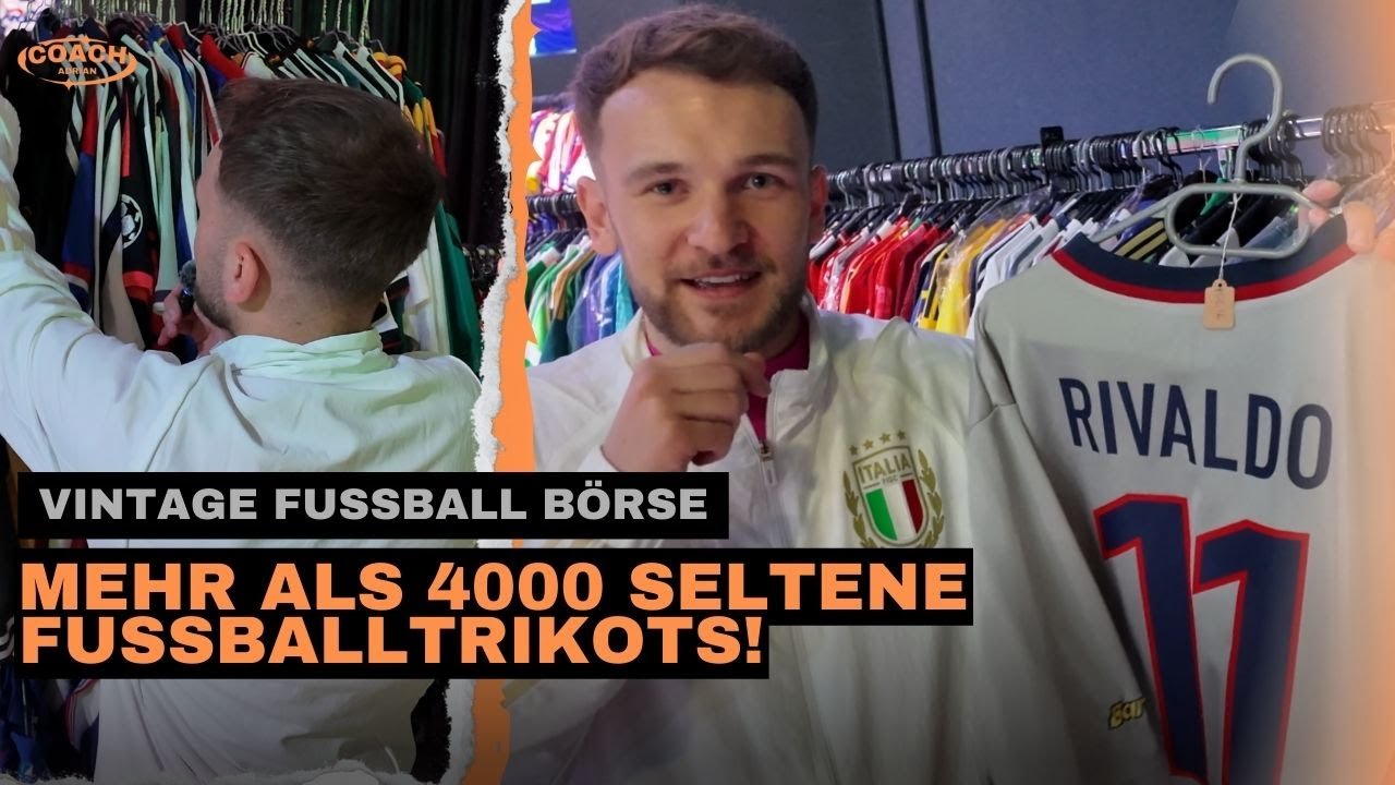 Die SELTENSTEN Fußballtrikots in Deutschland! |  Vintage Fußball Börse