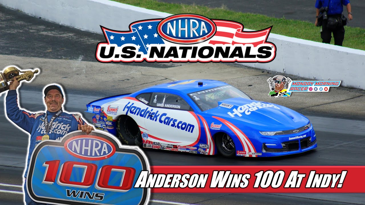 Greg Anderson Wins The US Nationals - Win 100! NHRA Pro Stock Racing 2022