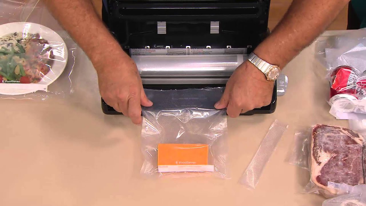 FoodSaver V2470 Stainless Steel Vacuum Sealer with Built-in Roll Storage with Mary Beth Roe