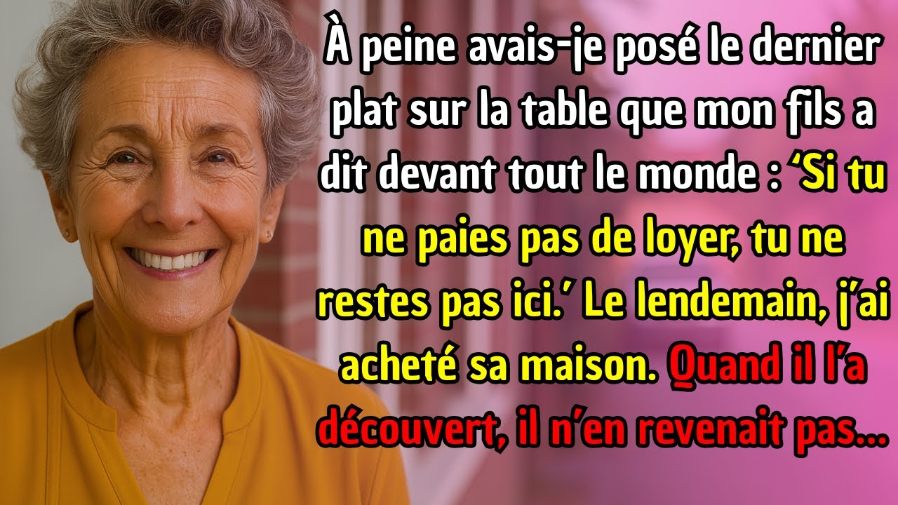 Mon fils m’a dit : 