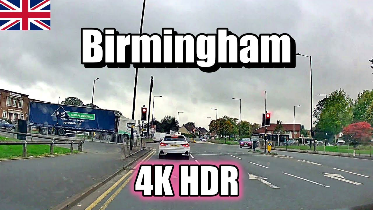 Birmingham UK Driving Tour | Real Traffic Dashcam POV 4K City Drive