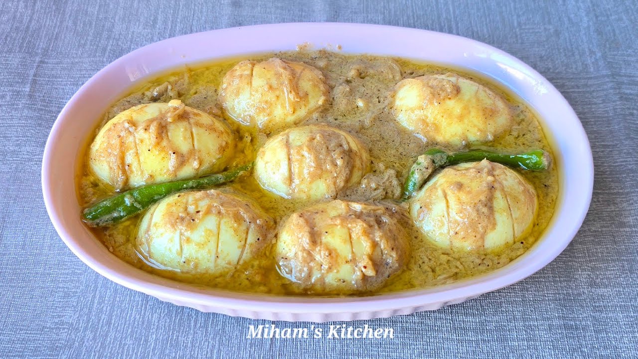 Egg Korma Recipe | Easy & Creamy Anda Korma For Lunch & Dinner 😋 Recipe #168