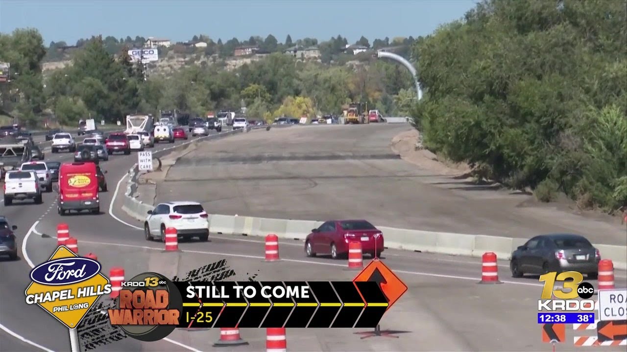 CDOT enters final year of I-25 improvements between Fillmore St and Garden of the Gods Rd