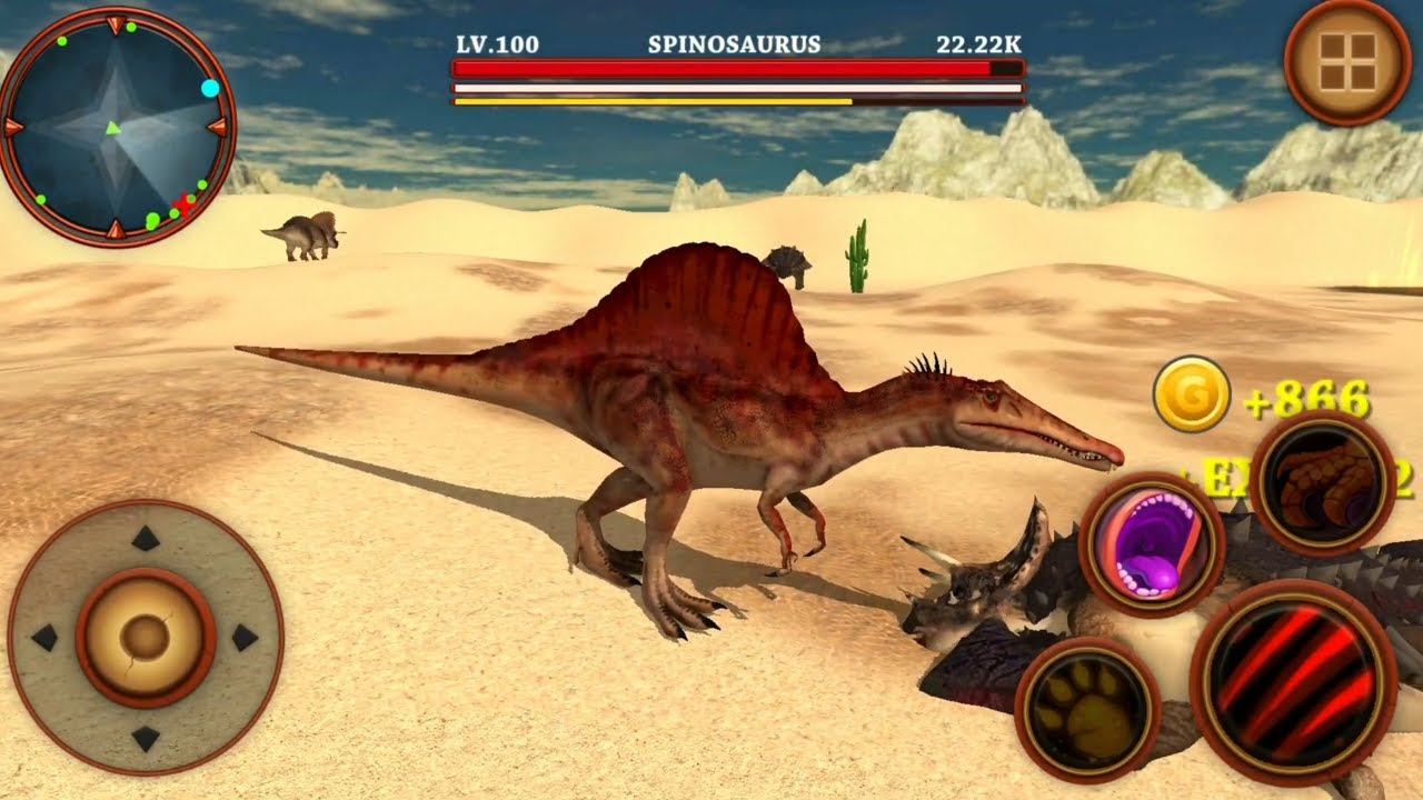 Best Dino Games - Spinosaurus Simulator Boss 3D Android Gameplay