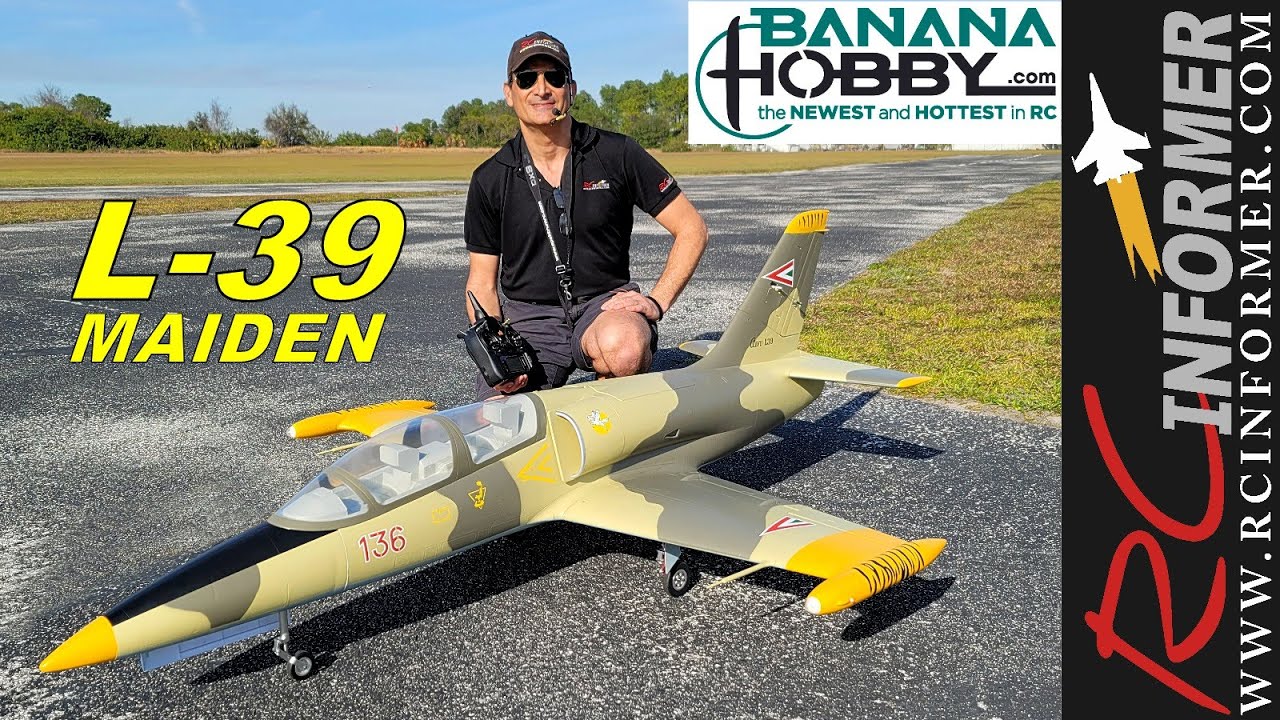 BANANA HOBBY / AEROFOAM 105MM L-39 MAIDEN FLIGHT By: RCINFORMER