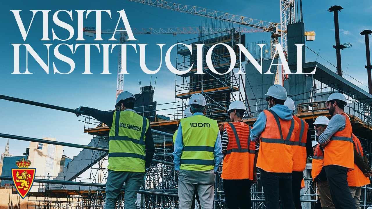 VISITA INSTITUCIONAL | Ibercaja Estadio e Ibercaja Romareda, referentes en el fútbol internacional
