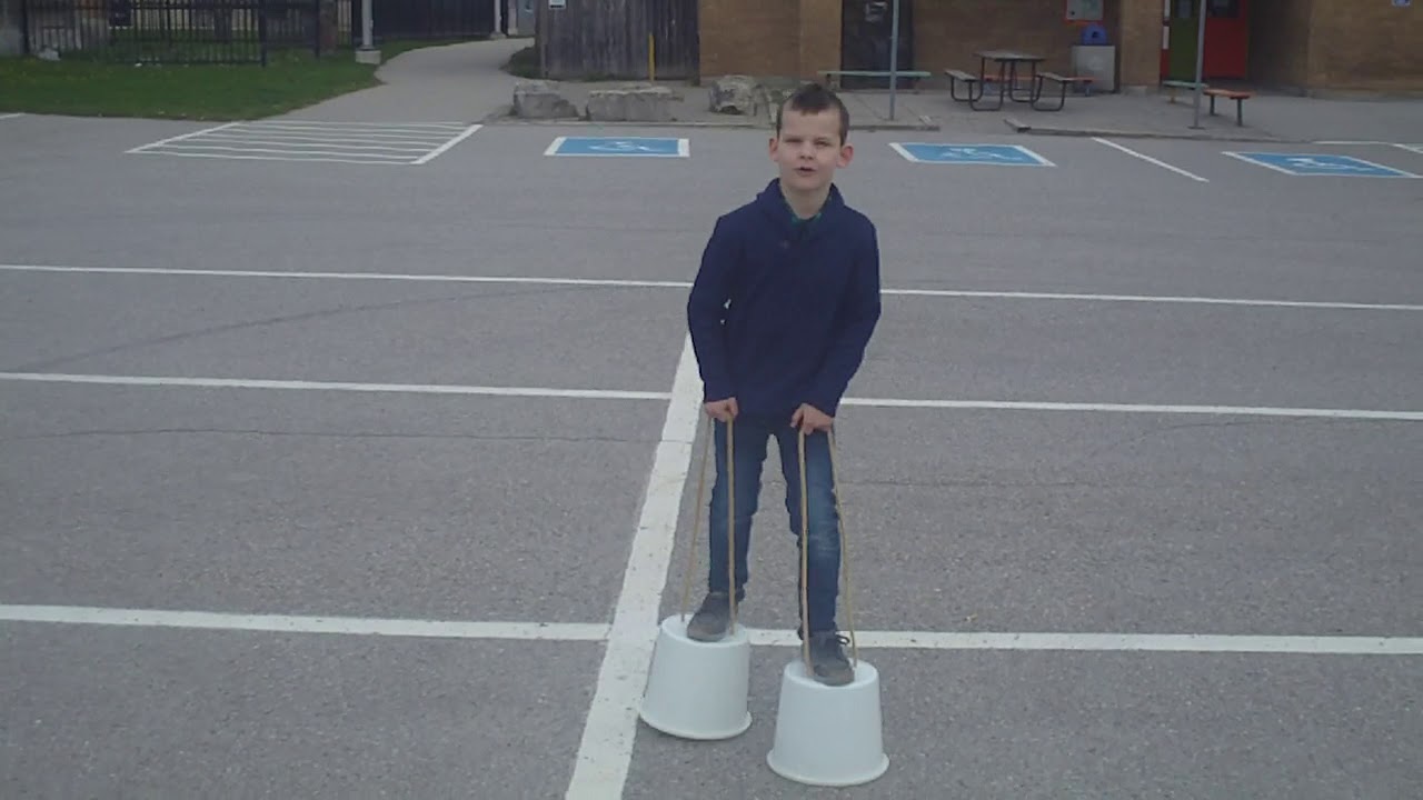 Whitby Canada Day - How to Walk on Bucket Stilts