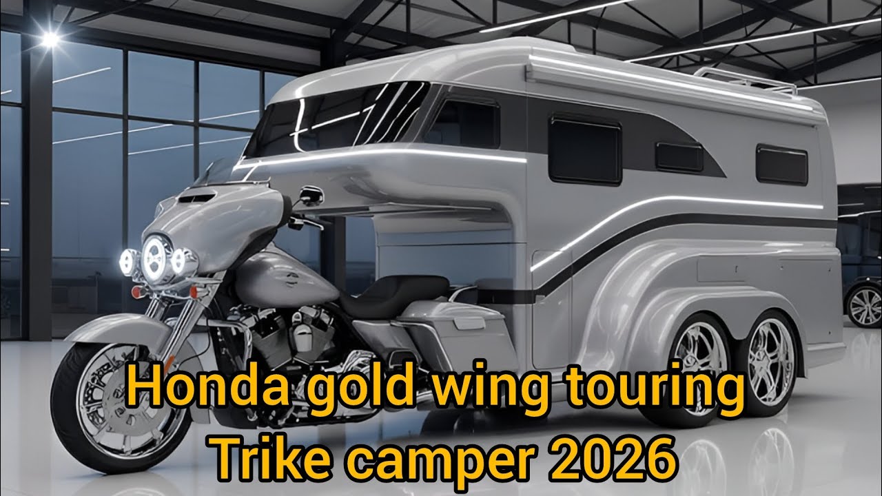 2026 Honda Gold Wing Touring Trike Camper สุดยอดไทรค์ทัวร์ริ่งพร้อมแคมเปอร์สุดหรู