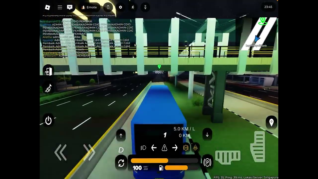 Playing CDID and becoming TransJakarta bus driver