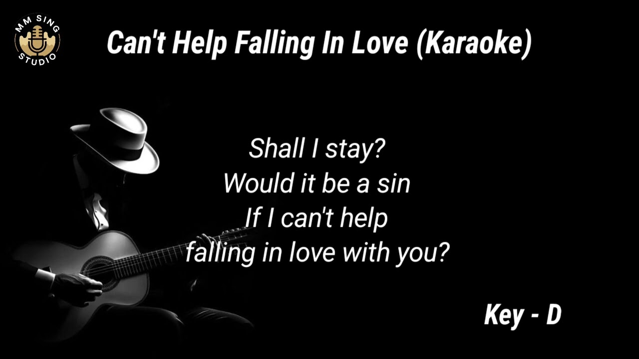 Can't Help Falling In Love~Key-D(Acoustic Karaoke)