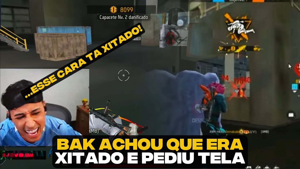 BAK ACHOU QUE ESSE EMULADOR ERA XITADO E PEDIU TELA NO APOSTADO!!! FREE FIRE - K CLIPS
