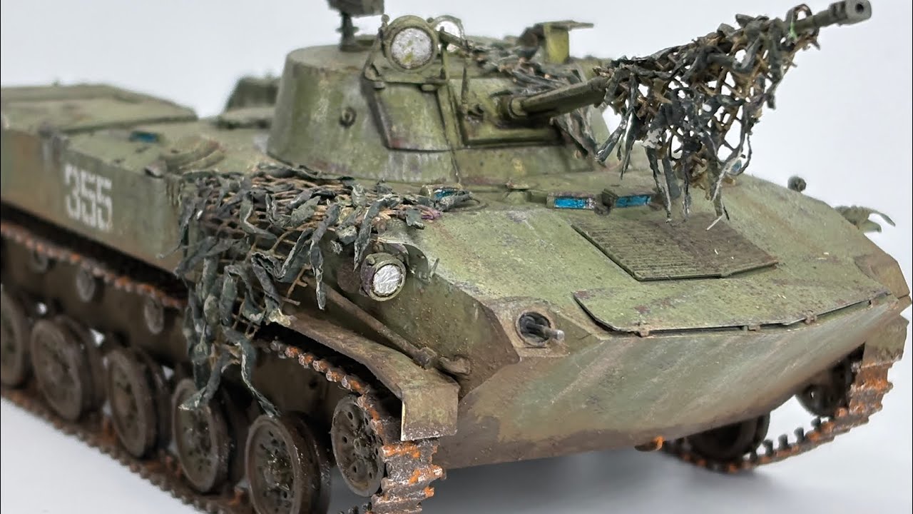 Paint Russian ARMOUR BMD 2 1/35 #hobbyboss #soviet