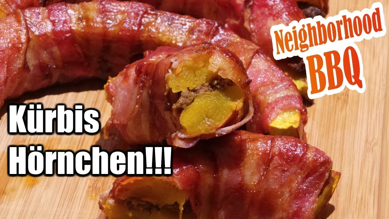 Kürbis Hörnchen vom Kugelgrill!!!! Mit Neighborhood BBQ
