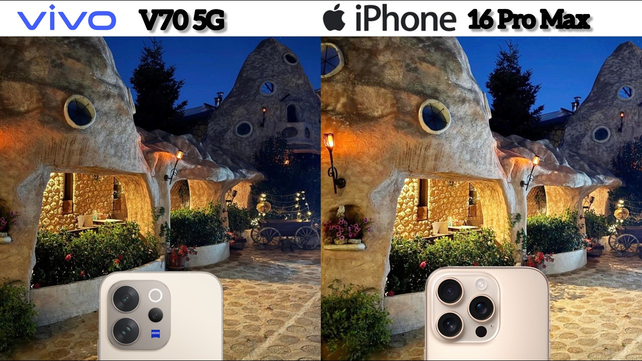 Vivo V70 5G VS iPhone 16 Pro Max Camera Comparison