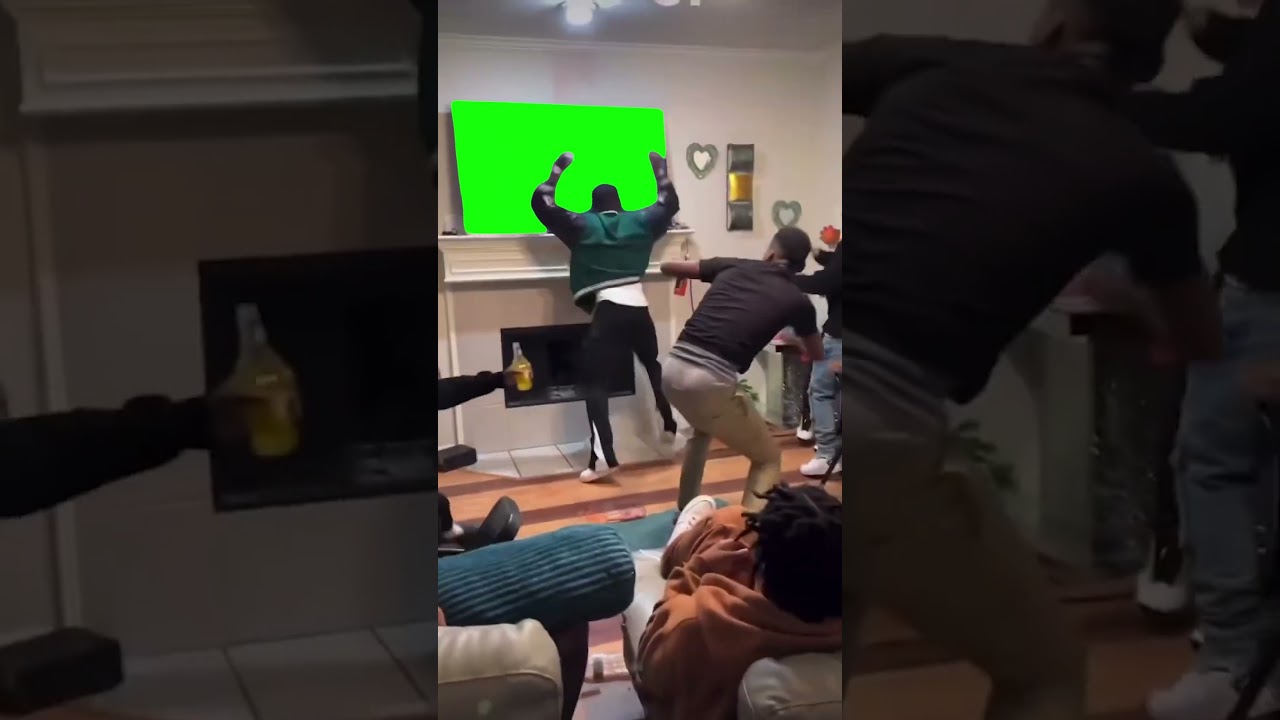 Eagles Fan Breaks TV | Green Screen
