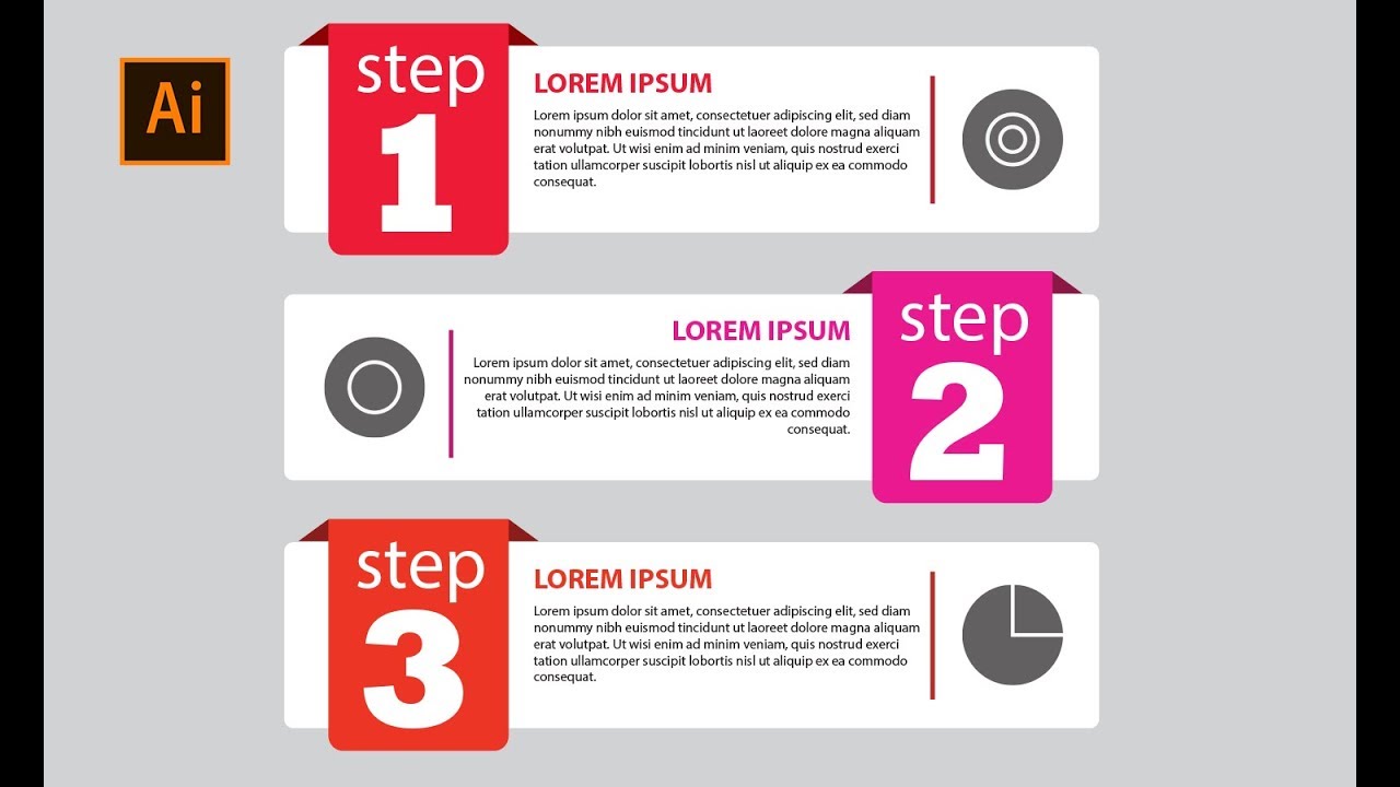 Infographic Banner Design | Illustrator Tutorial | Graphic Design