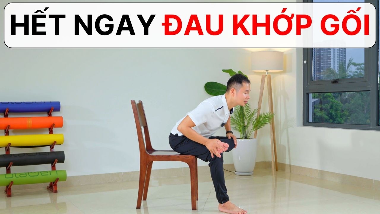Yoga chữa đau khớp gối - Hết ngay đau nhức | Hải Ninh Yoga