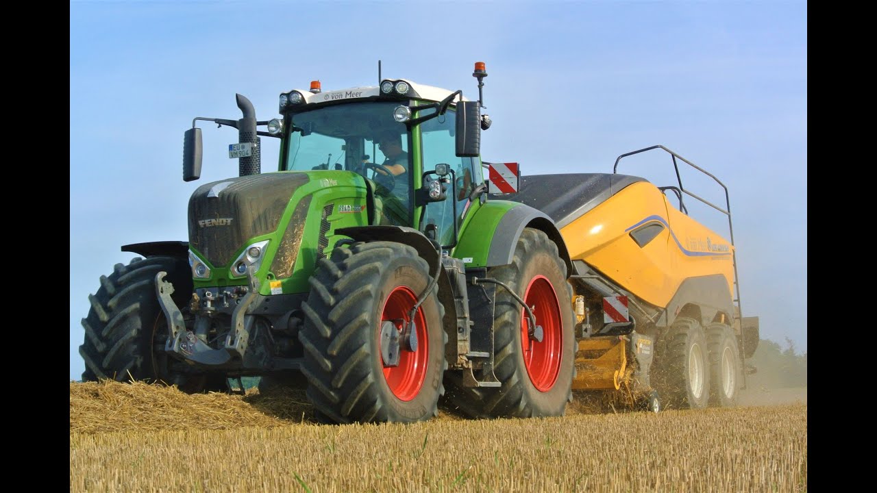 Strohpressen+ Ballen Stapeln/ Neue New Holland BigBaler 1290 High Density/ Teil 1