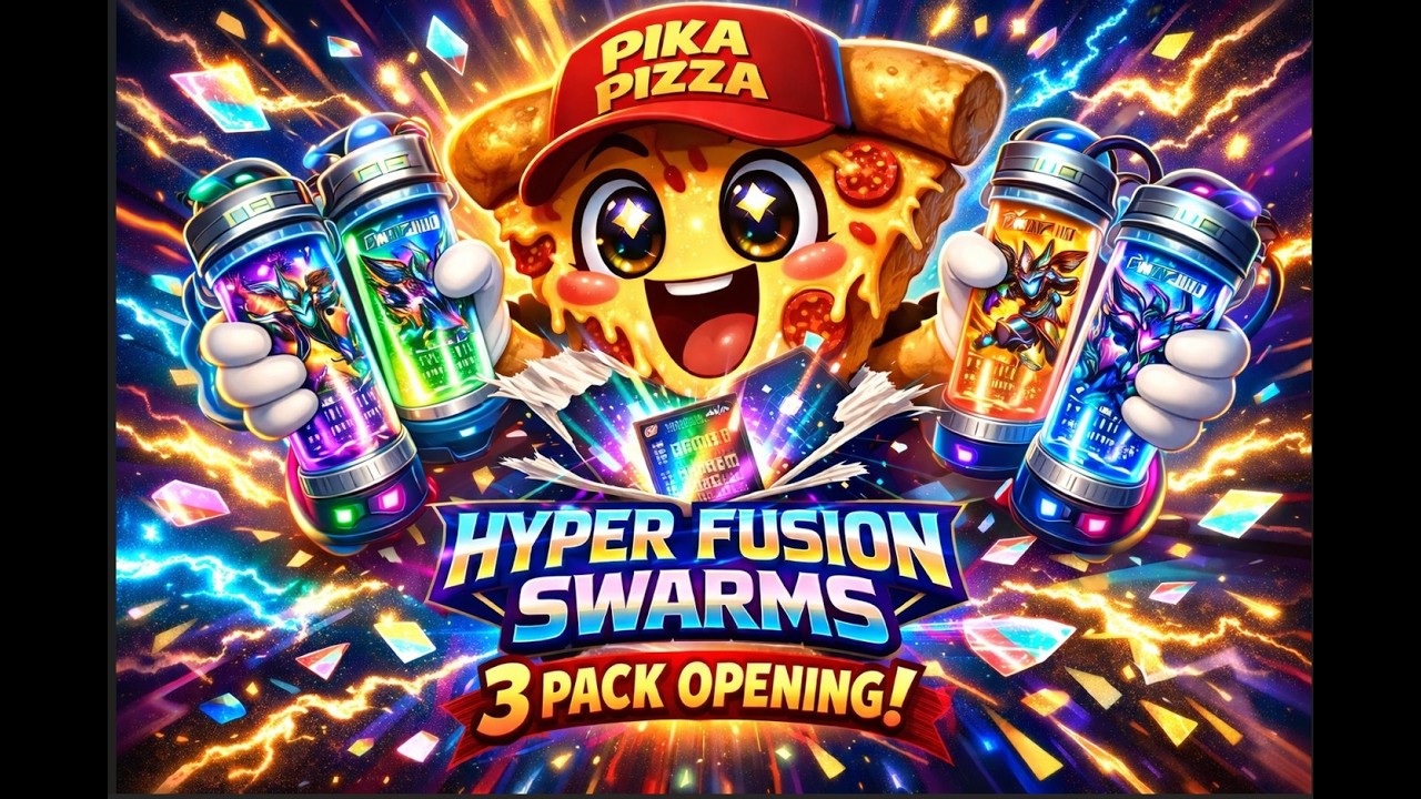 Unboxing Mr. Beast Hyper Fusion Swarms 3 Pack!