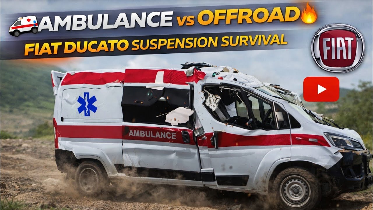 🚑🔥Ambulance vs Offroad | Fiat Ducato Suspension Survival