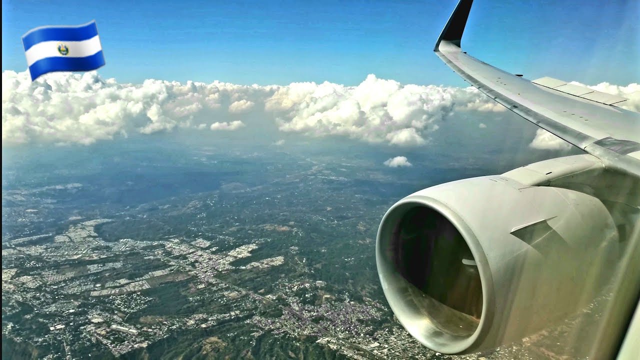 Scenic Approach United B767-300 Hard Landing San Salvador |4K|