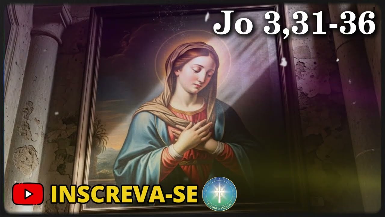 EVANGELHO DE HOJE - 16 DE ABRIL | Jo 3,31-36 | PADRE REGINALDO MANZOTTI