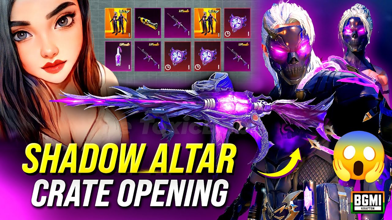 Shinobi Kami M416 in 5000 UC 😱 | Shadow Altar Crate Opening | BGMI #bgmi #pubgmobile