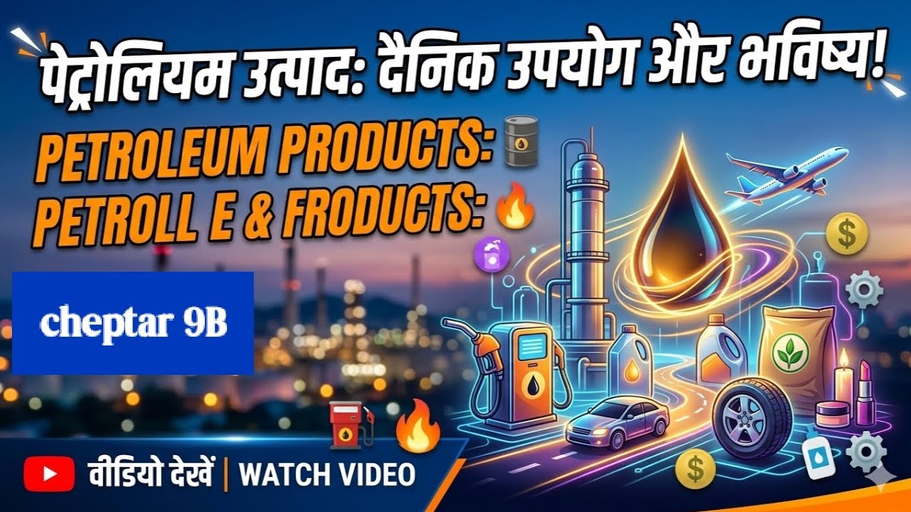 पेट्रोलियम उत्पाद 🔥⚗️Lucent book 📚chemistry chapter 🔥9B #chemistry #gk 