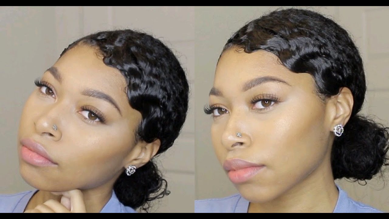Finger Waves Bun| Keyera Michelle