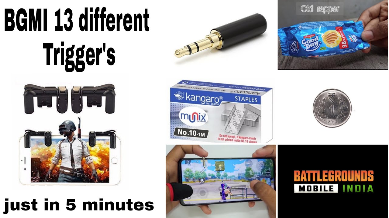 Battlegrounds Mobile India (BGMI) Diy Trigger ll Easy to make and 100% Working (2021)