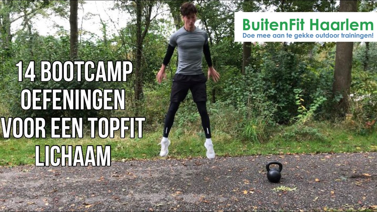 14 bootcamp oefeningen voor een TOPFIT lichaam