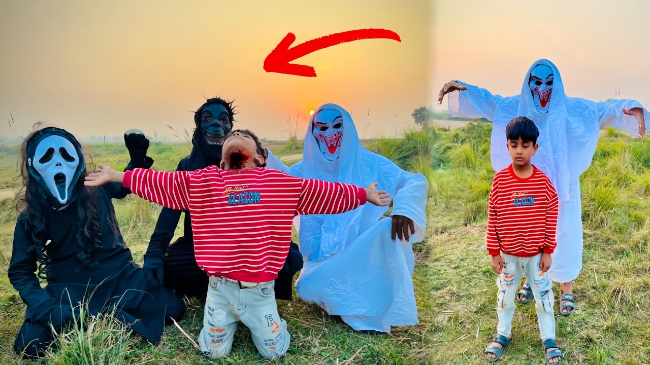Bhoot ne bachy ko uthaya ☠️💀👻👹? #bhoot #comedy #ghost 