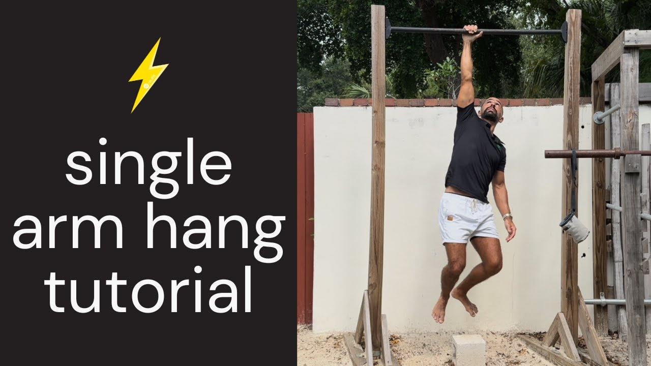 Single Arm Hang ISO/Hold Tutorial | Build monster grip strength and shoulder health at home
