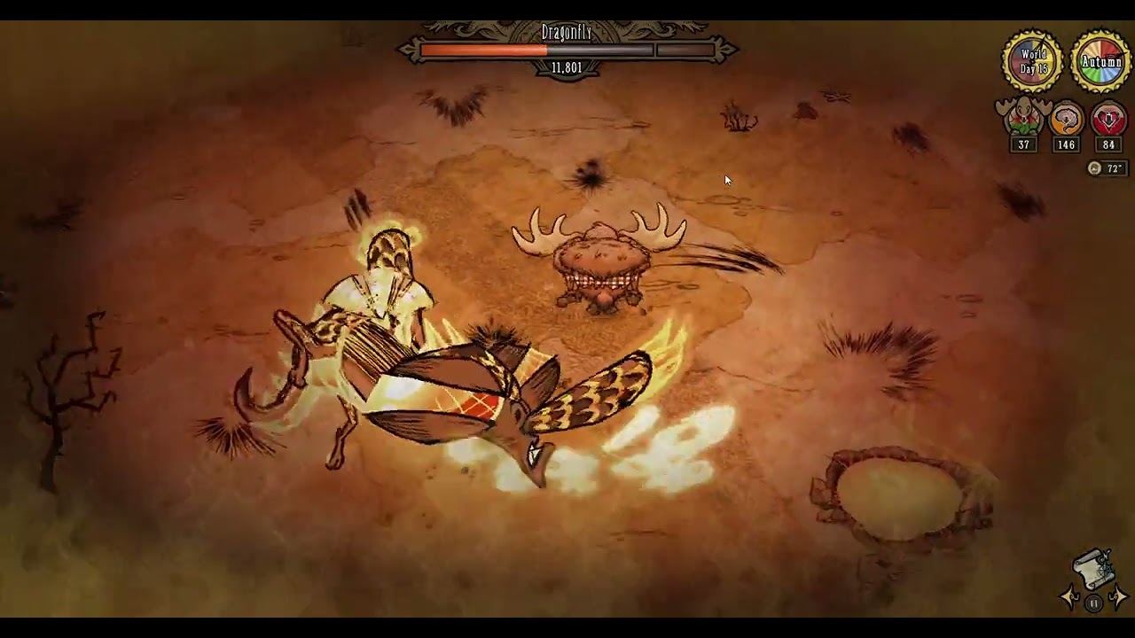 Weremoose vs Enraged Dragonfly