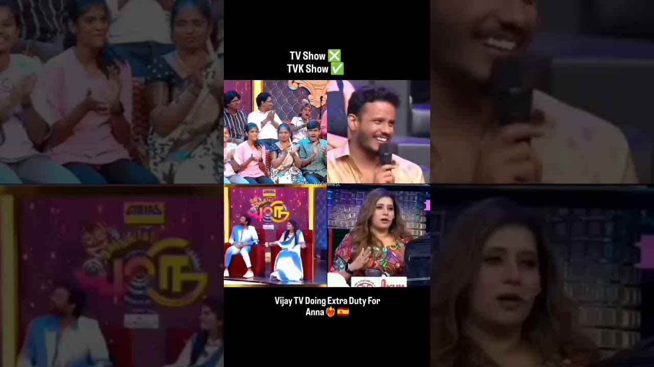 Vijay TV support TVK thalapathy Vijay|Tamilaga Vettri Kazhagam Vijay#trending#tv #vijaytv#tvk#shorts