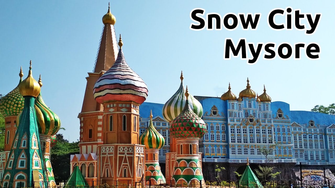 Snow City Mysore tourism Karnataka tourism Snow Park in Mysore | Mysore's first Snow park